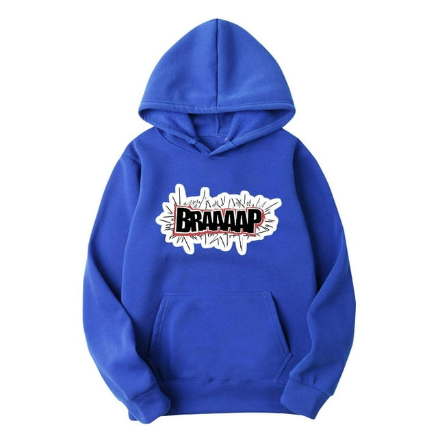 Sudadera con capucha para hombre, informal, con estampado navideño, de manga larga, tipo blusa