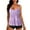 Purple, variant on QLEICOM Womens Swimsuits Tummy Control Plus Size Swimsuit Coverup Swimsuits For Two Piece Bathing Suits Floral Print Tank Tops With Boyshorts Tummy Control Swimming Suits Hot Pink XL