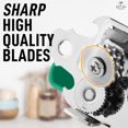 thumbnail image 4 of Zulay Kitchen Can Opener Durable Manual Can Opener Smooth Edge Cut Stainless Steel - Dark Green, 4 of 6