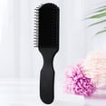 thumbnail image 2 of TISHITA Detangling Brush Wavy Hair Comfortable Reduce Hair Loss Multifunctional Portable Black, 2 of 8