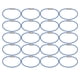 thumbnail image 3 of Llaveros De Alambre, Cuerda De Alambre Para Llaves Cabeza Espiral Delicada Para Llaves Para Etiquetas De Identificación Para Etiquetas De Equipaje YLSHRF Azul, 3 of 8