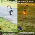 thumbnail image 2 of Luces solares colgantes efecto llama Dynaming, gancho de 16 cm, paquete de 6, IP44, 2 of 9