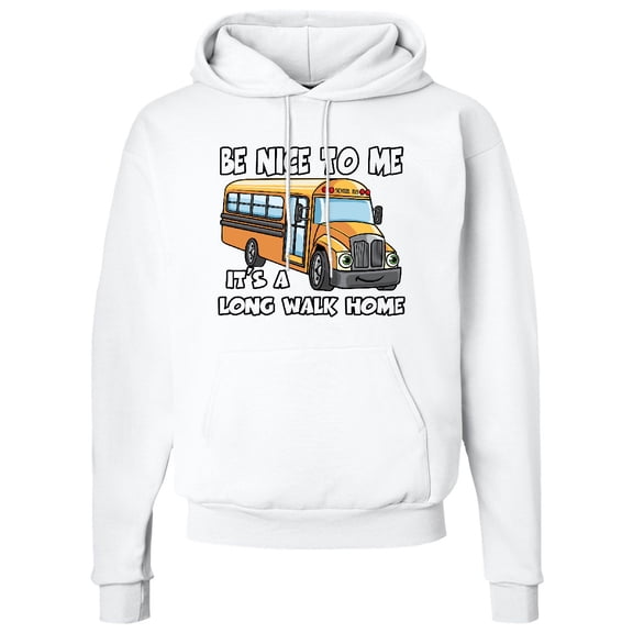 Inktastic School Bus Driver Be Nice Adult Hoodie Sweatshirt