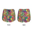thumbnail image 5 of Haiem Colorful Dinosaur Women's 2 in 1 Running Shorts - Lightweight Athletic Workout Gym Yoga Breathable Sports Shorts Liner with Phone Pockets-Small, 5 of 9