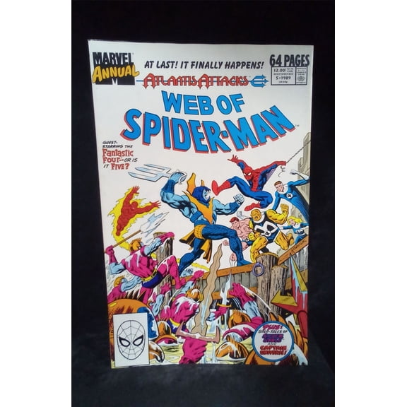 Pre-Owned Web of Spider-Man Annual #5 1989 Marvel Comics Comic Book