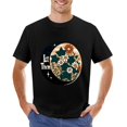 thumbnail image 7 of Let Them Men's Cotton HD Print Short Sleeve T-Shirt Crew Neck Top Black L, 7 of 7