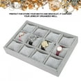 thumbnail image 3 of 12 Grids Watch Storage Box Bracelet Case Organizer Jewelry Display Container with Pillow, 3 of 8