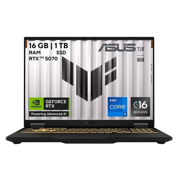 Laptop Asus TUF FX608JPR-RV013W NVIDIA GeForce RTX 5070 Ci7 16GB 1TB