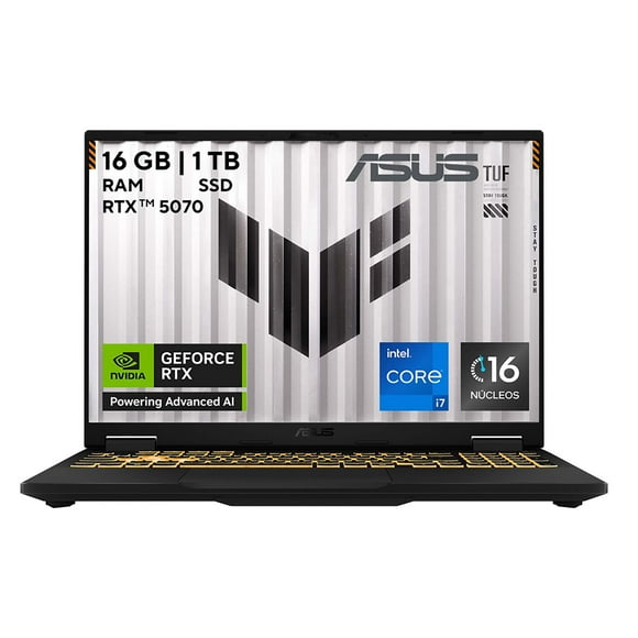 Laptop Asus TUF FX608JPR-RV013W NVIDIA GeForce RTX 5070 Ci7 16GB 1TB