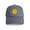 Gray, variant on - Sigma Chi Grand Seal Color - Adjustable 100% Brushed Unisex Casual Cotton Baseball Cap, Beige, 1