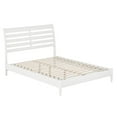 thumbnail image 2 of AFI Savannah Queen Solid Wood Low Profile Platform Bed, White, 2 of 12