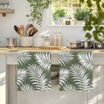 thumbnail image 4 of Palm Leaves Dark Green Kitchen Towels Set of 3, Summer Botanical Coastal Tropical Absorbent Dish Towels for Kitchen, Microfiber Hand Towel, Quick Drying Tea Towel for Cleaning Decorative Dishcloths, 4 of 7