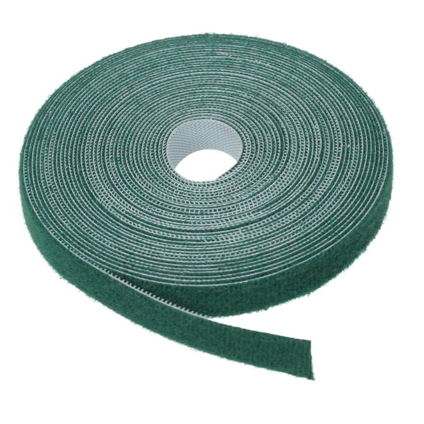 20ft Green Hook and Loop Fastener for Hanging Christmas Decorations