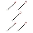 thumbnail image 2 of kurtrusly 2pcs Carabiner Anti -Lost Rope sub -Plier Control Fish Buckle Rope Strong Pull Lanyard 6 Color red 5Set, 2 of 6