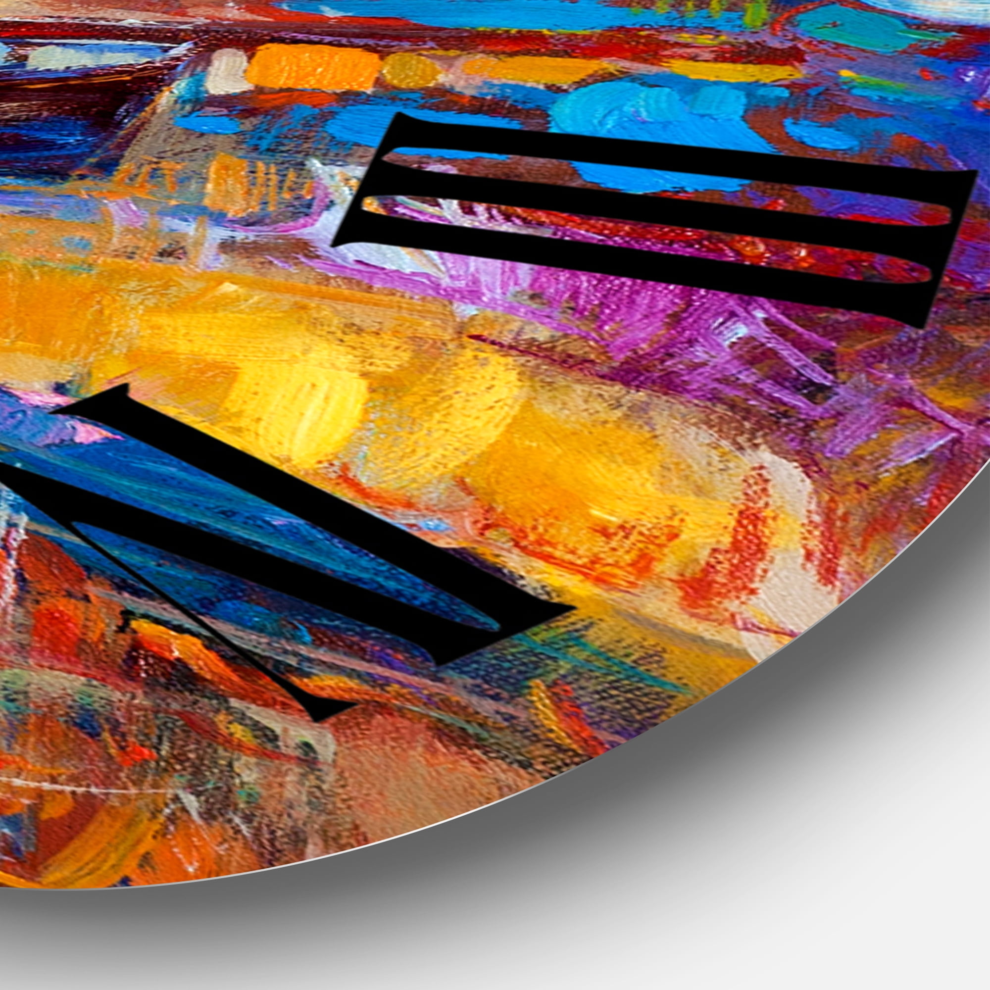 Designart 1 in Quartz Coastal Wall Clock