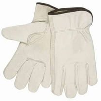 Mcr Safety Leather Gloves,Cream,3XL,PR 3211XXXL