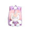 thumbnail image 1 of SUNSIOM Kid Cartoon Unicorn Backpack 3D Doll Student Rucksack Travel Bag, 1 of 3