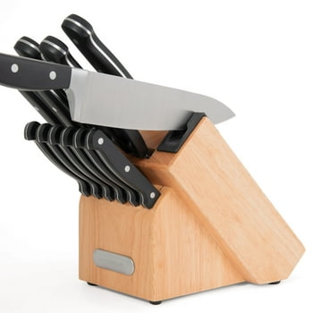 Farberware EdgeKeeper 14-Piece Forged Triple Rivet Kitchen  Block Set