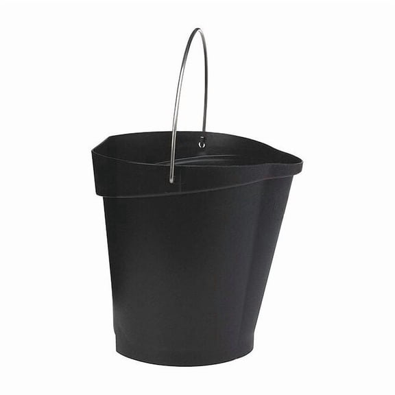Vikan Hygienic Bucket,3 1/4 gal,Black 56869