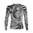 thumbnail image 2 of Raven Fightwear Women's Irezumi 2.0 Rash Guard MMA BJJ White, 2 of 2