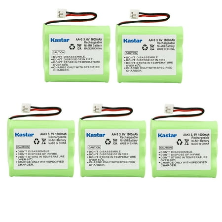 Kastar 5-Pack Battery Replacement for AT&T HS8243  HS8255  HS8270  HS8271 1128  1140  1150  1155  1160  1175  1185  1230  1256  1412  1430  1440  1450  1455  1460  1475  1480  1485  2256  2300  2320