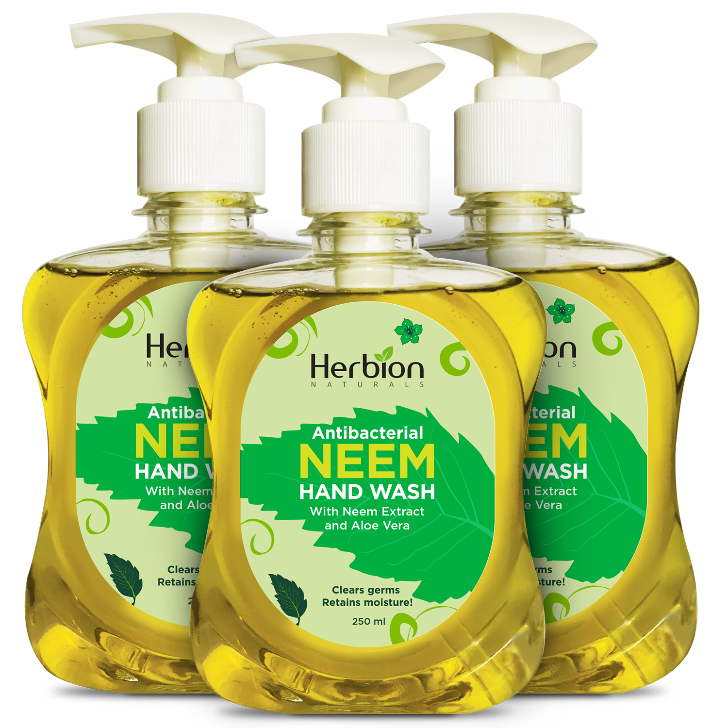 Herbion Naturals Hand Wash 120 ml/8.5 oz (Pack of 3)