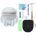 thumbnail image 4 of Kalimba Acrylic 17 Key Transparent Thumb Piano with Tuner Hammer Gig Kalimba, 4 of 8