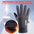thumbnail image 4 of Ciclismo Guantes de bicicleta antideslizantes para deportes al aire libre correr motocicleta esquí (gris) Likrtyny Para estrenar, 4 of 7
