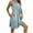 Light Blue, variant on ALLLIST Womens Nightgown Sleeveless with Pockets Sleep Dresses Yellow Floral Pleated Night Clothes Loungewear Women