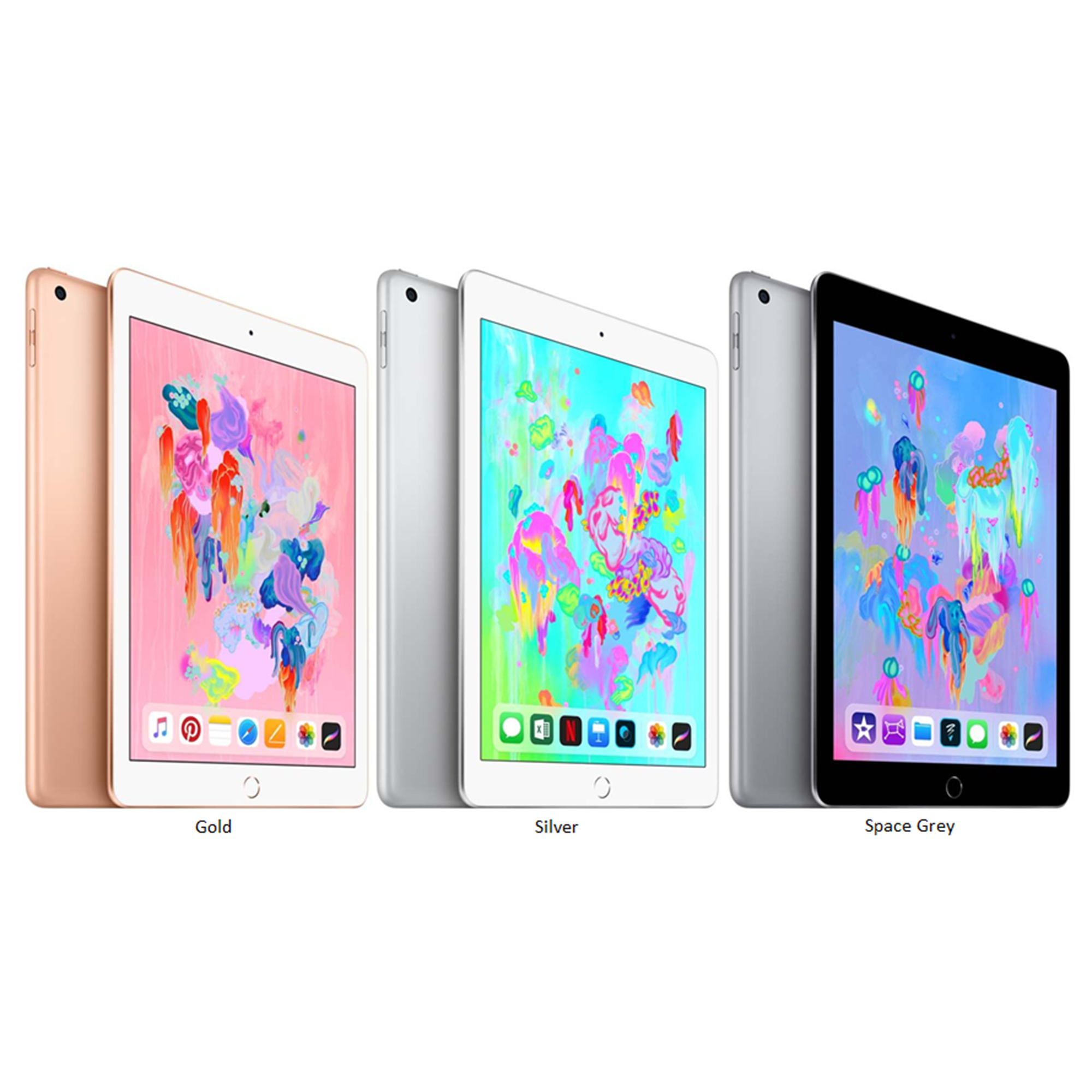 Apple iPad 6th Gen 128GB (WiFi Only) - Silver 9.7 Apple iPad 6th Gen 128GB (WiFi Only) - Silver 9.7