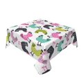 thumbnail image 2 of Wukai Funny Chicken Waterproof Tablecloth for Kitchen Dining, Fits Square Tables for 2-4 Seats -60"x60", 2 of 7