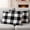 White Black, variant on Black White Plaid Outdoor Waterproof Pillow Covers, Farmhouse Modern Abstract Art Buffalo Decorative Rectangle Throw Pillowcase Sofa Cushion Sham for Patio/Couch/Chair, 20"x12" 2 Pack