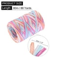 thumbnail image 2 of Uxcell Raffia Paper Craft Rope Handmade Twisted Paper Craft String Cord Rope for Decoration Gift Packaging Peach Pink, Orange, Light Pink, Light Blue, 2 of 6