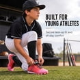 thumbnail image 4 of EQW Kids High-Top Baseball Cleats, Lace-Up Youth Baseball Shoes with Rubber Molded Cleats for Boys Girls, Ankle Support, 4 of 8