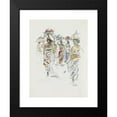 thumbnail image 2 of Marius Bauer 19x24 Black Modern Framed Museum Art Print Titled - Indonesian Women with Bowls on the Head (1925), 2 of 5