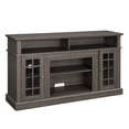 thumbnail image 6 of PAPROOS TV Stand for 65 Inch TV, Farmhouse Entertainment Center with 2 Doors & Adjustable Shelves, TV Console Table Media Console Cabinet for Living Room, Dark Gray, 6 of 9