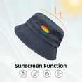 thumbnail image 4 of LGBT Flag Map of Brazil Bucket Hat for Women Men Outdoor Sun Hat Summer Beach Travel Fishing Cap, 4 of 8