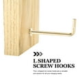 thumbnail image 5 of OATIPHO L Shaped Hooks Golden Iron Secure Grip for Pictures and Home Decor, 5 of 8