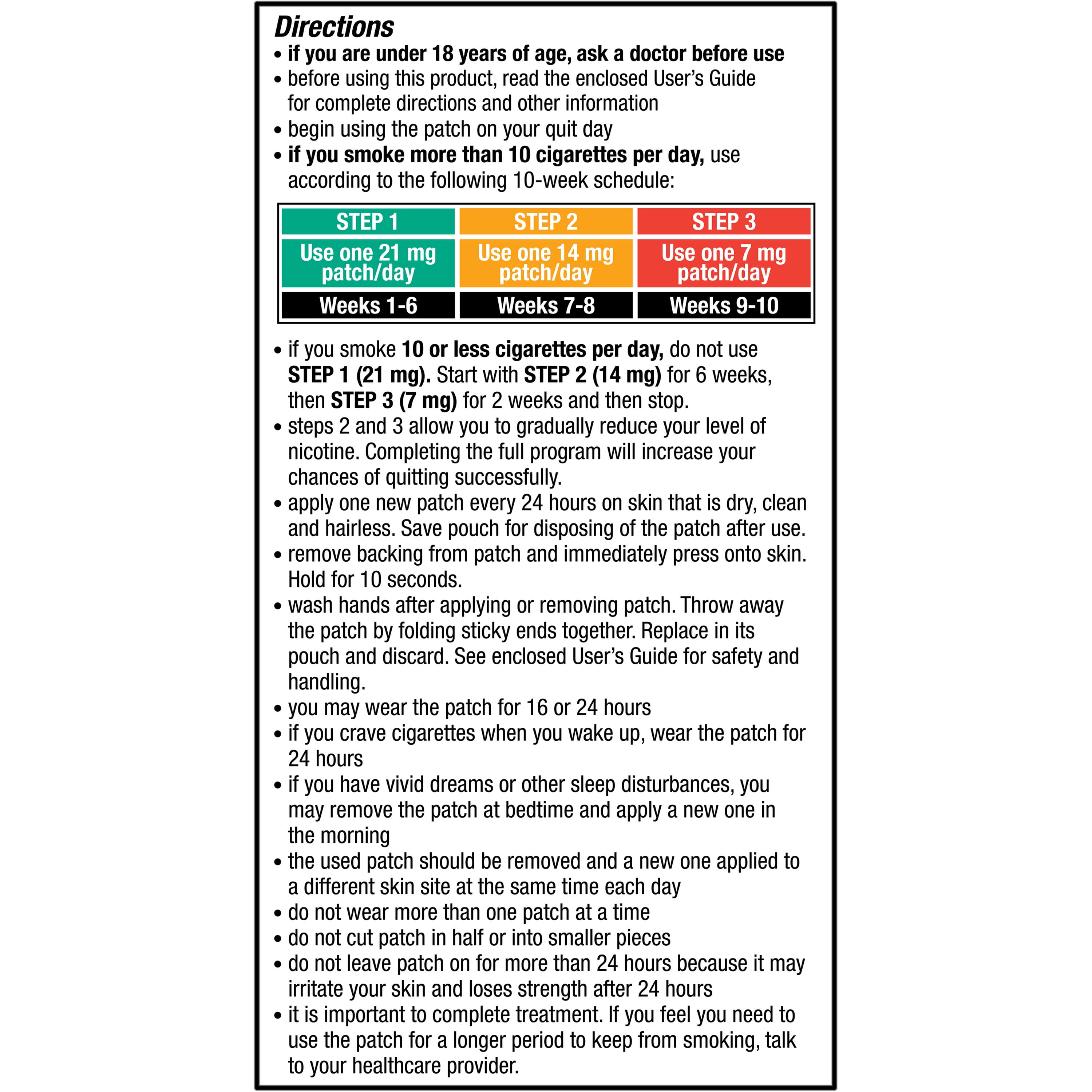 Equate Nicotine Transdermal Patch Step 2, 14 mg, 14 Count – Stop Smoking Aid, Compare to Nicoderm® CQ®
