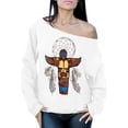 thumbnail image 1 of Awkward Styles Dreamcatcher Sweatshirt Tribal Off Shoulder Tops for Women, 1 of 4