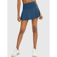 thumbnail image 3 of Demotime Women's Workout Dress High Waisted Casual Pleated Sporty Skirt With Pockets, 3 of 5