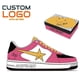 thumbnail image 1 of Zapatos personalizados af de charol rosa para mujer, nueva moda, estilo para caminar, skate, zapatos personalizados, zapatillas informales para mujer 2024, 1 of 3