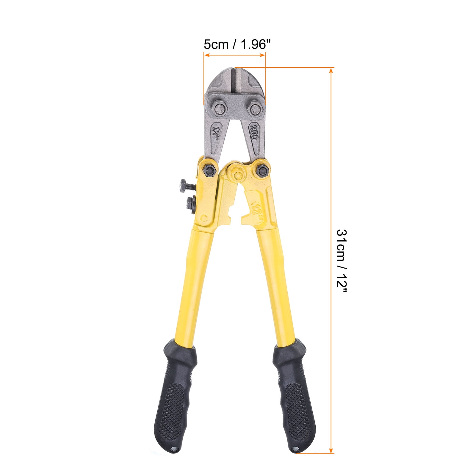 Uxcell Bolt Cutter 12" Heavy Duty Bolt Cutter Chrome Molybdenum Steel Alloy Blade for Wire Fence Screw Cutting Tool