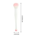 thumbnail image 3 of SDJMa Dual-Ended Makeup Brush, Concealer & Powder Brush 2-in-1, Soft Bristles, for Beginners (White), 3 of 8