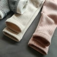 thumbnail image 7 of KAUOD Girls Thick Thermal Leggings Cable Ribbed Ankle Winter Tights Pants Kids Toddler Stretchy Warm Opaque Pantyhose, 7 of 7