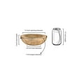 thumbnail image 4 of Serene Spaces Living 7 Inch Shallow Rustic Stone-Textured Ceramic Decorative Bowl, 4 of 6