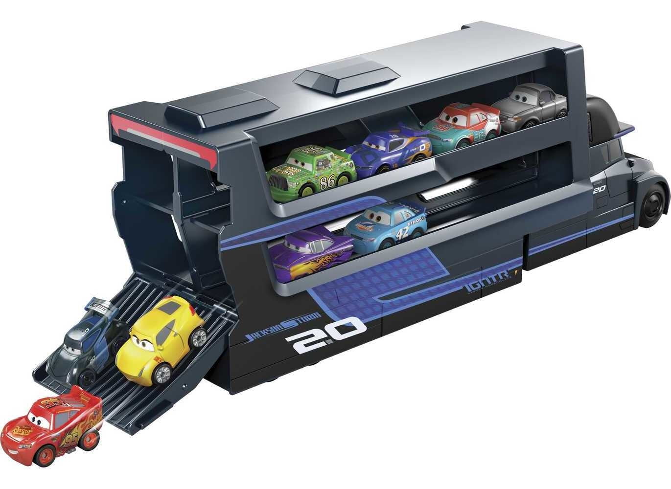 Disney Pixar Cars Mini Racers Hauler Gale Beaufort Toy Truck