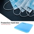 thumbnail image 3 of Caja de almacenamiento de plástico desechable para mascarillas Caja de sello de píldora a prueba de polvo (Azul) Tmvgtek Oficina Multiescena Multifunción, 3 of 7