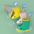 thumbnail image 2 of Three-dimensional Cartoon Shark Children's Rain Boots Baby Non-slip Rain Boots, 2 of 3