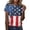 c-235Blue59, variant on CUSTG Women T-Shirts Casual Graphic T Shirt Everyday Short Sleeve Round Neck Tunic By Celebrations 1776-2026 Celebrate America's 250th Anniversary Versatile Tops